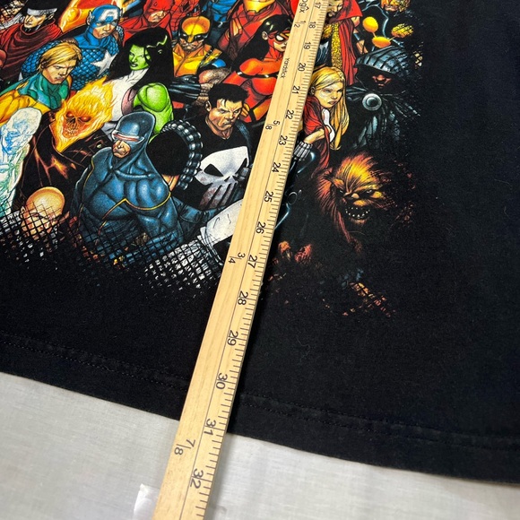 Vintage Mad Engine Official Marvel And Avengers Characters Black T-Shirt size XL - Picture 5 of 6